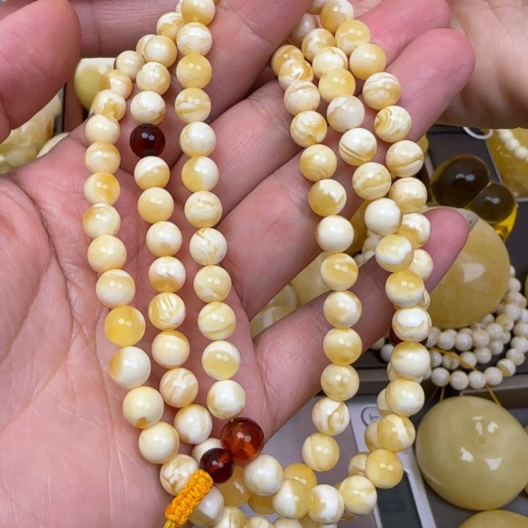 蜜蜡颈饰未镶嵌鑫*天然蜜蜡