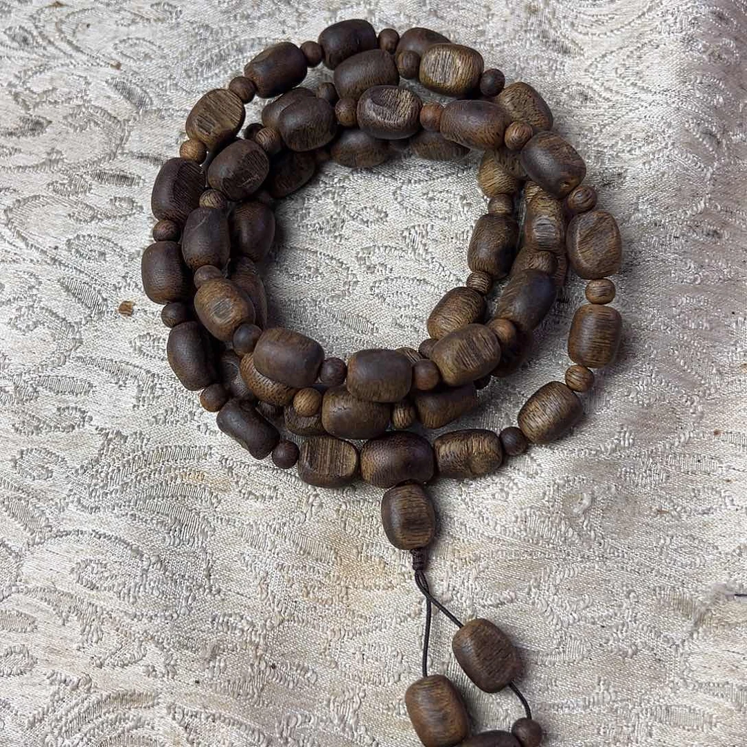 沉香手串留疤张勺子沉水42克多样性发一沉香手串