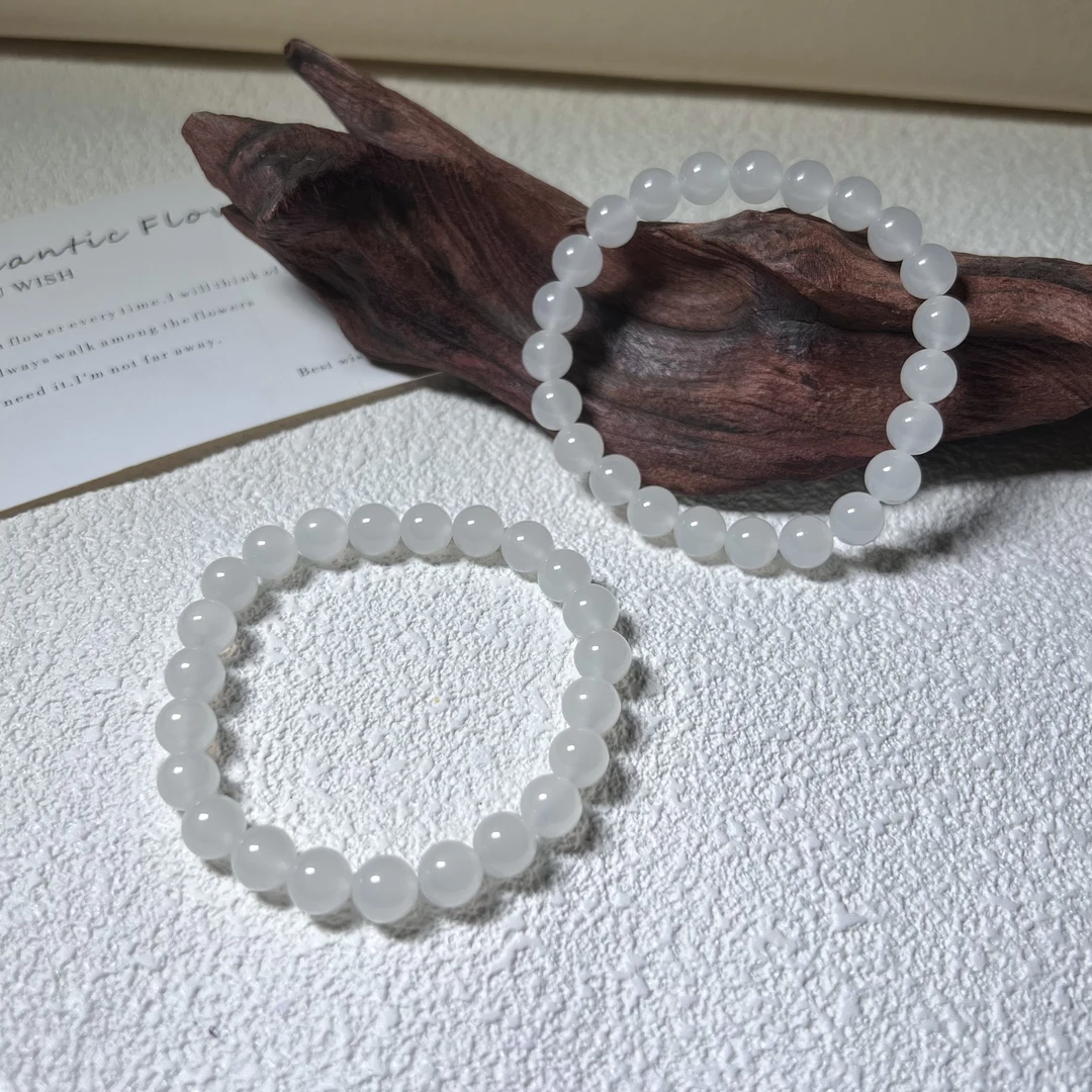 【阿铸严选】29 Z45066-和田玉单圈手串-多样性发一件-7.5mm