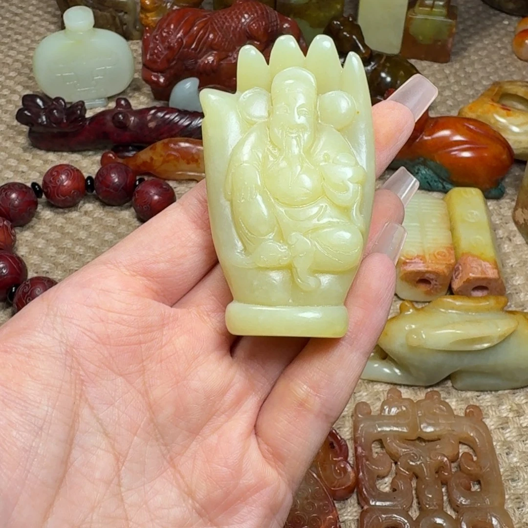 白玉菩提吊坠挂件