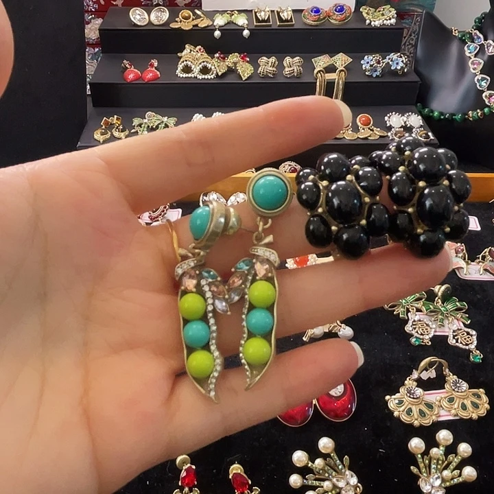 琉璃纯铜合金红色琉璃➕绿色豌豆