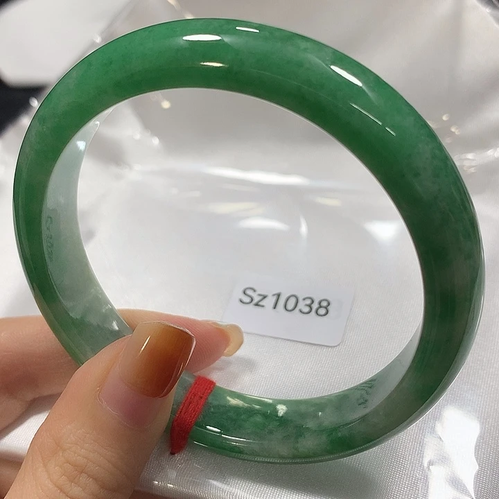 翡翠未镶嵌手镯翡翠手镯sz1038