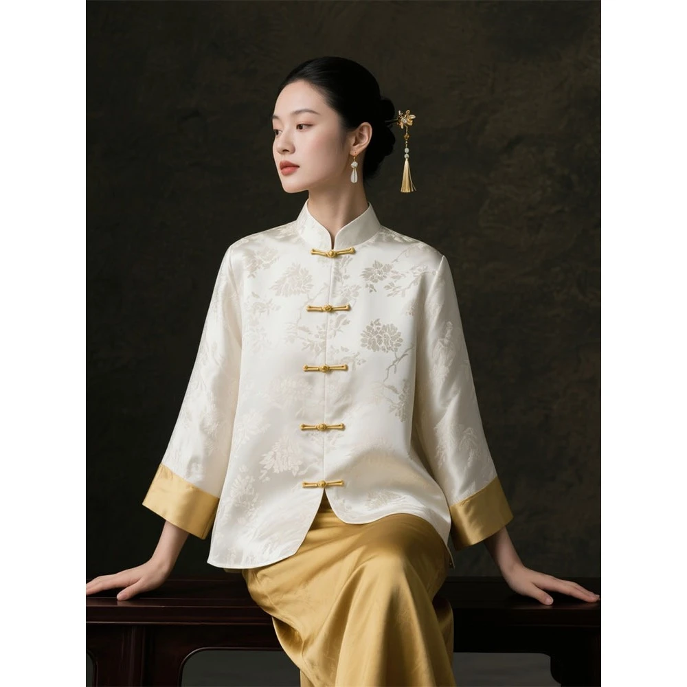 新中式女装国风套装2025秋季新款气质时尚高级感外套半身裙两件套