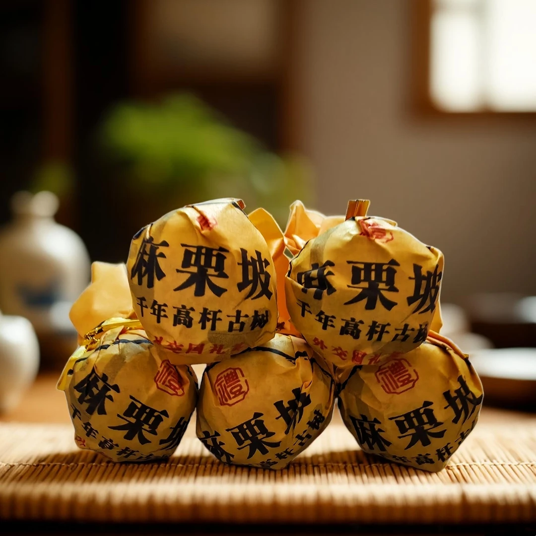 麻栗坡千年高杆古树头春普洱生茶龙珠