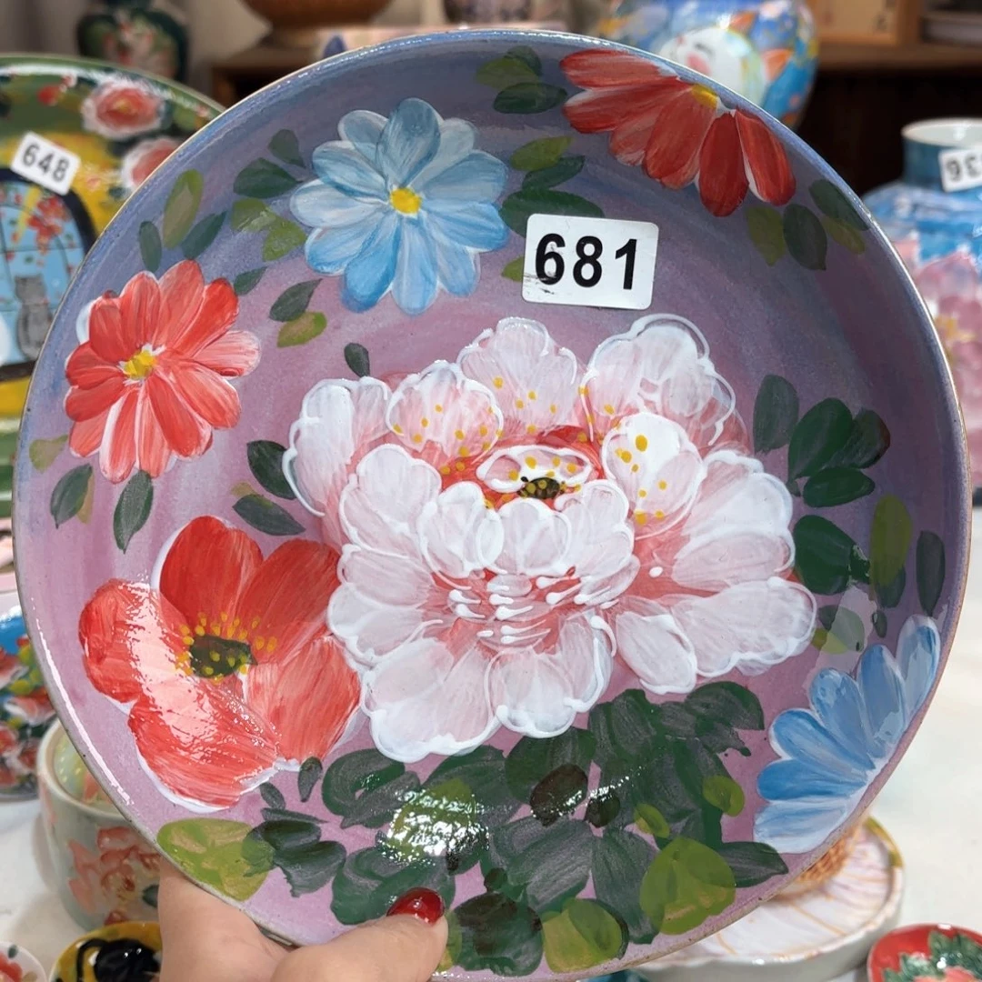 景德镇手绘高温釉下彩陶瓷茶具