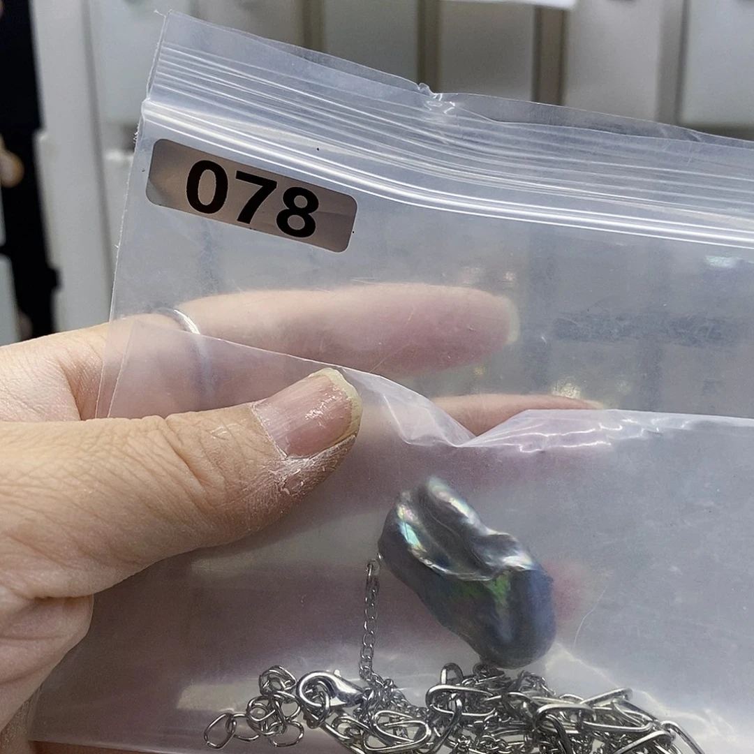 颈饰合金淡水珍珠