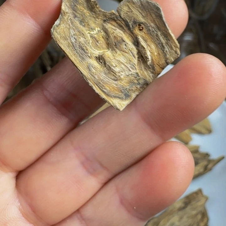 沉香沉香木制品广西虎斑棋0.98克