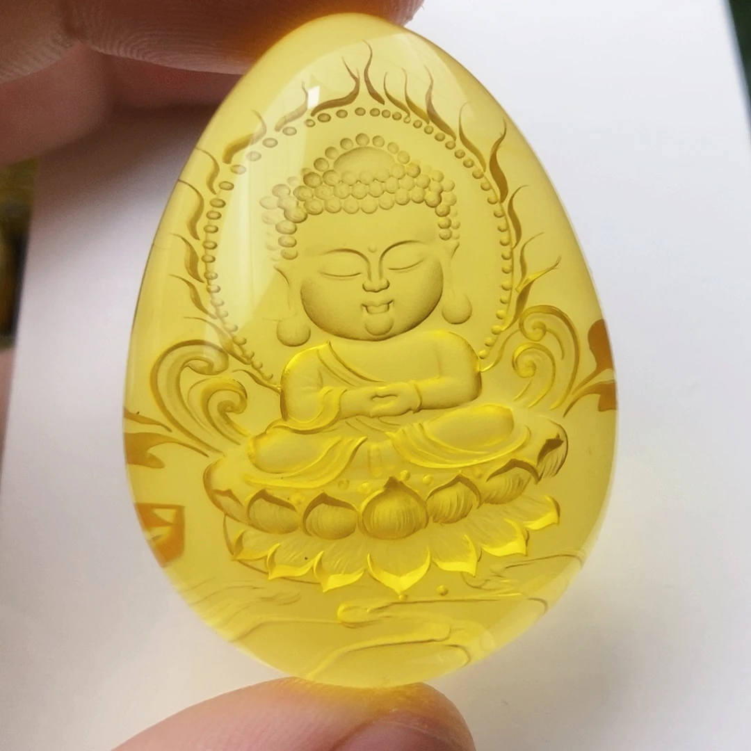 【闪购商品】金珀吊坠(不含链)未镶嵌
