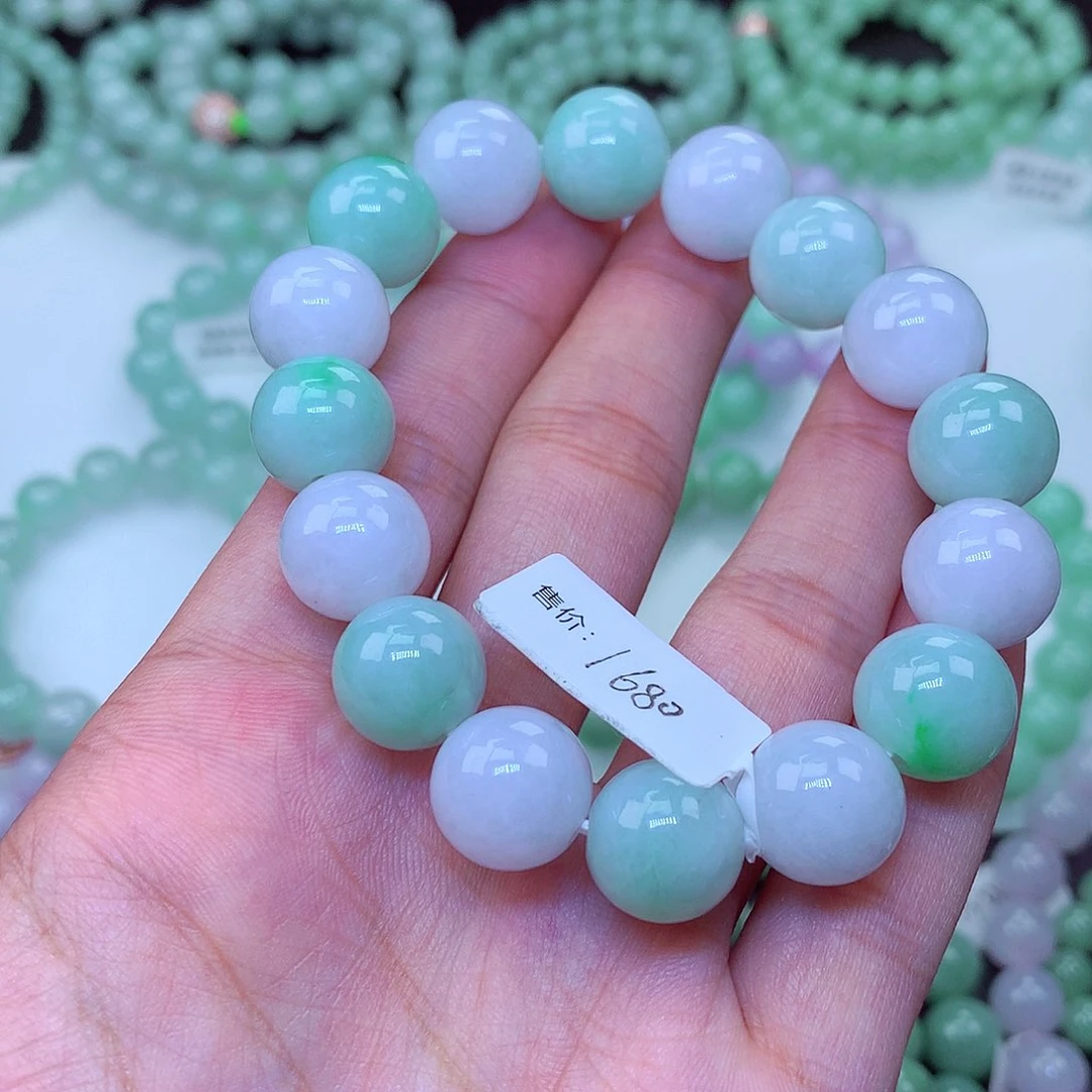 翡翠未镶嵌毛衣链