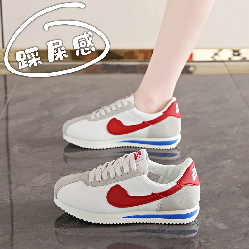 复古阿甘鞋女超火2025秋季爆款德训鞋百搭休闲厚底跑步运动鞋34码