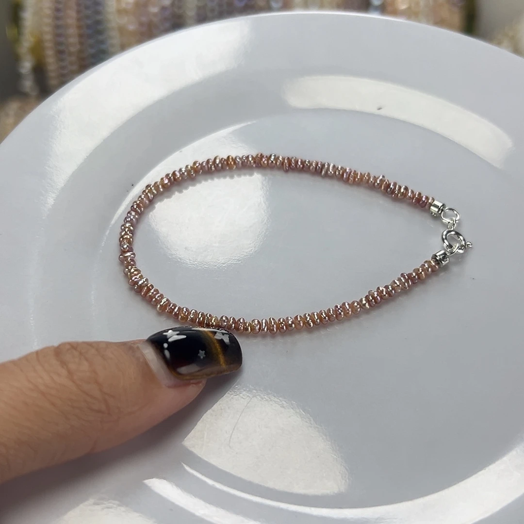 淡水珍珠手绳钛钢