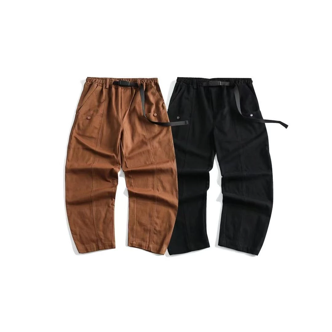 日系潮牌阔腿直筒工装裤休闲裤-5325