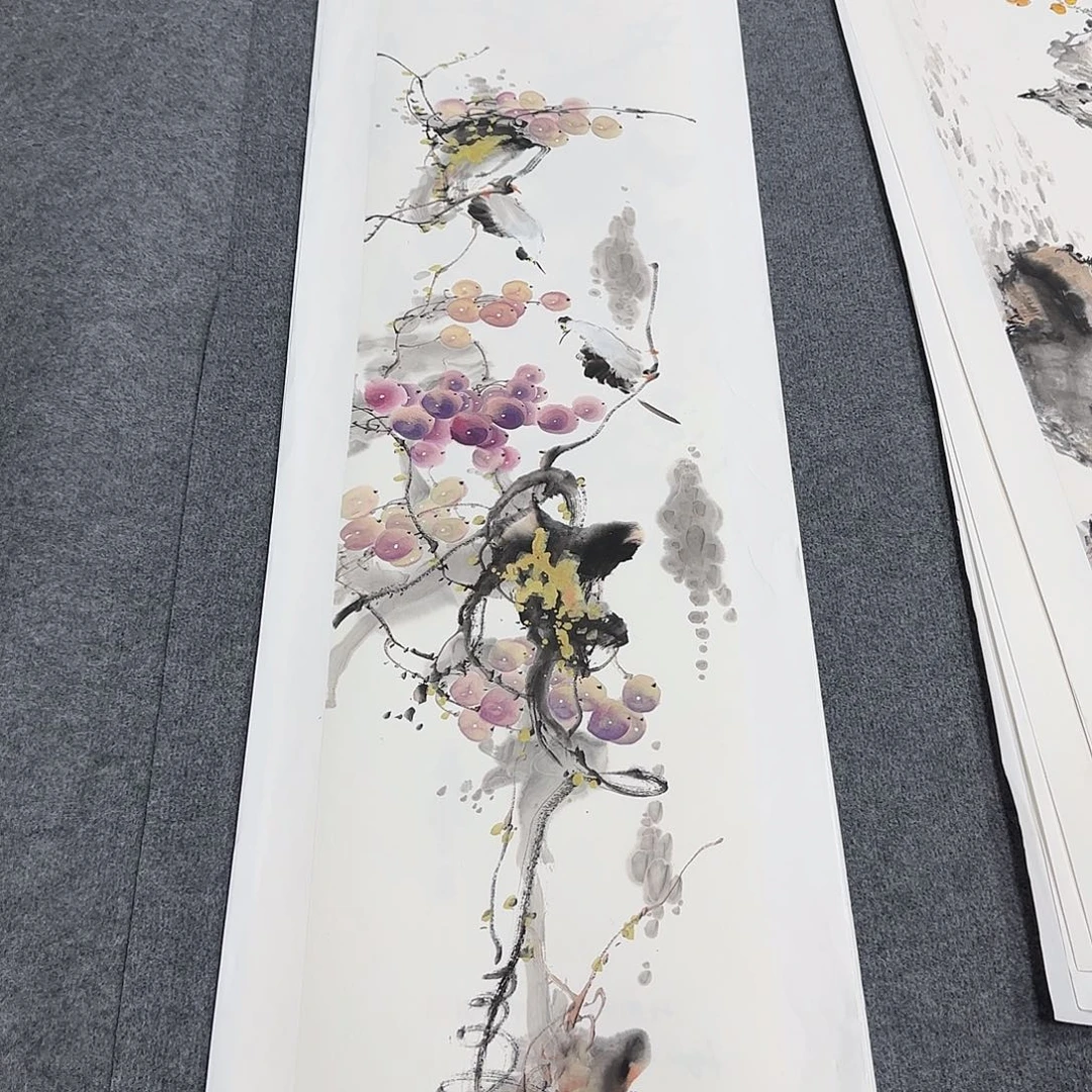 国画138*35纯手绘周艺