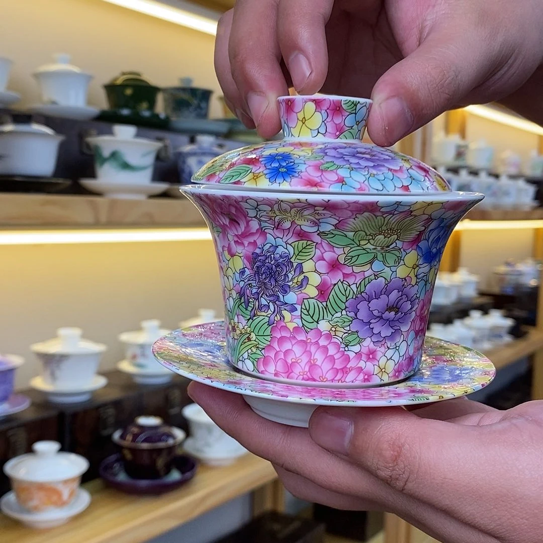 盖碗好喜欢好漂亮的小