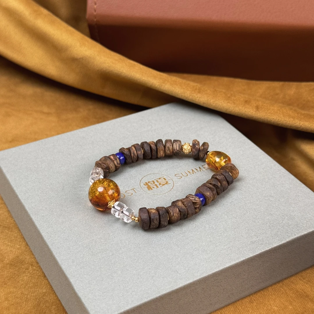 合金手链 【9mm直切沉木手串】将夏