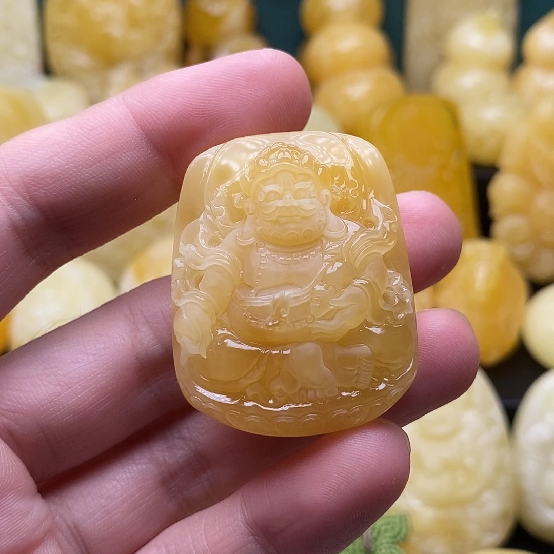 琥珀颈饰未镶嵌琥珀蜜蜡吊坠