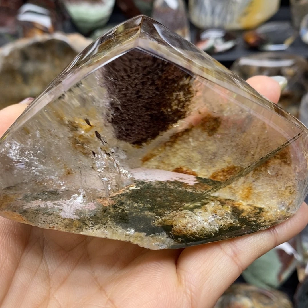 水晶未镶嵌珠宝半成品