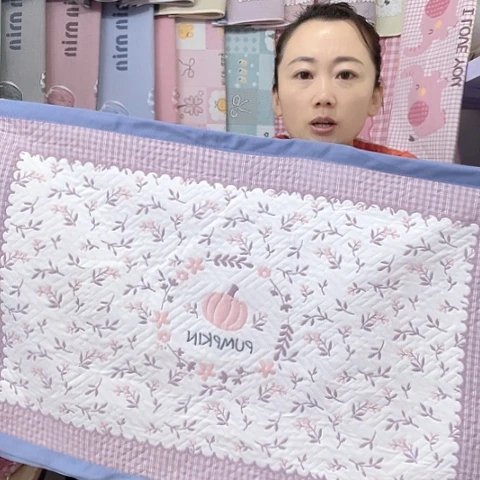 棉特价蓝色南瓜纯棉