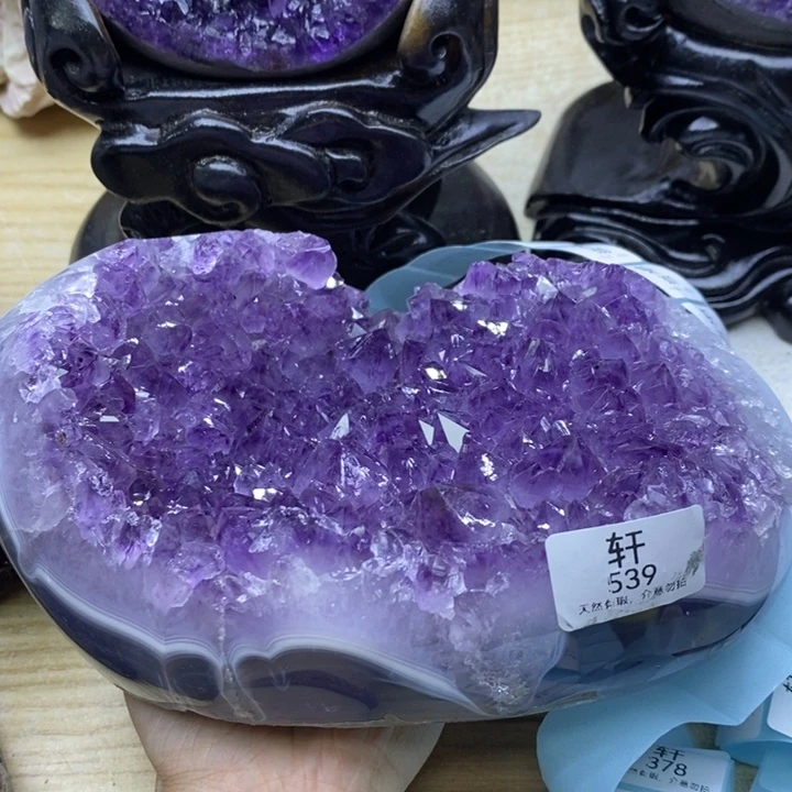 (***)未镶嵌紫晶大型摆件（非配饰）