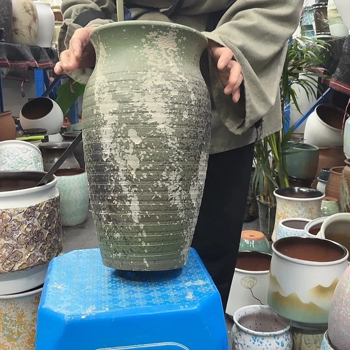 20×39 -粗陶花盆有孔-买买买
