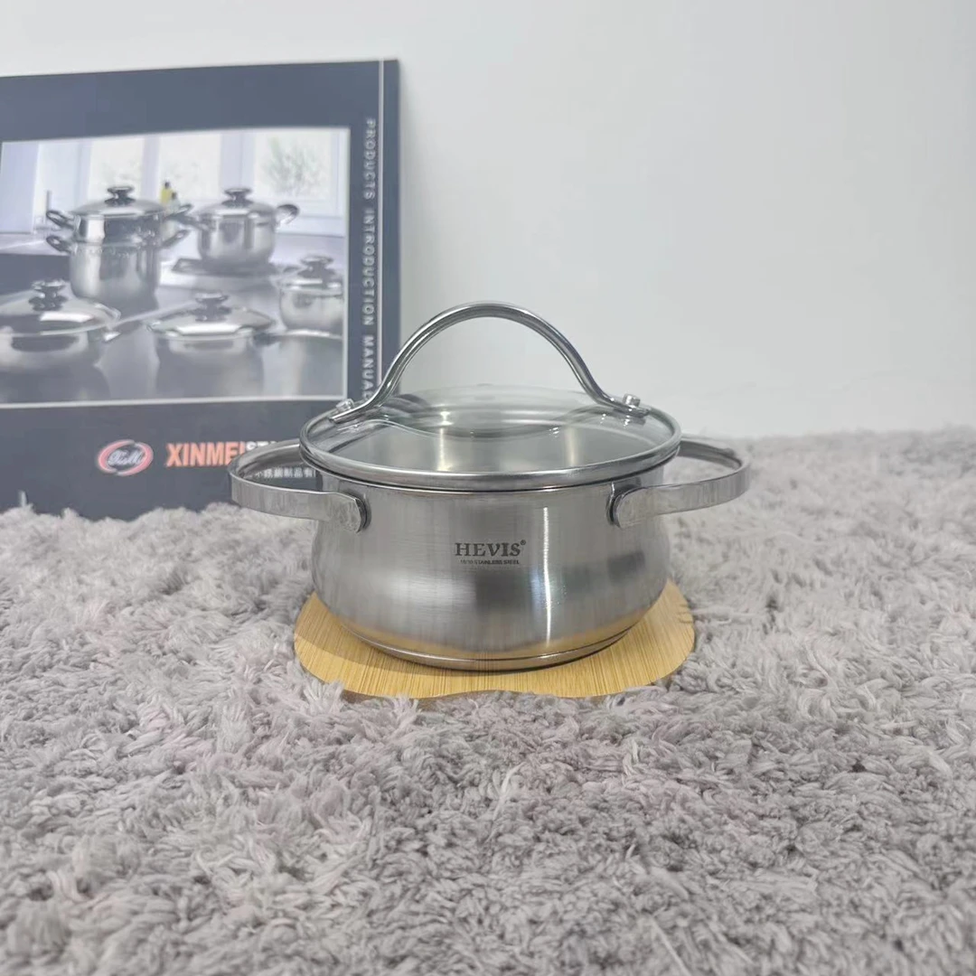 土耳其系列德系希维施18/10不锈钢加厚胀型小奶锅汤锅14CM