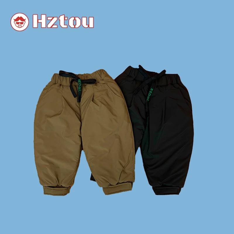 胡子头冬季男宝韩版加棉系带休闲棉裤HD019