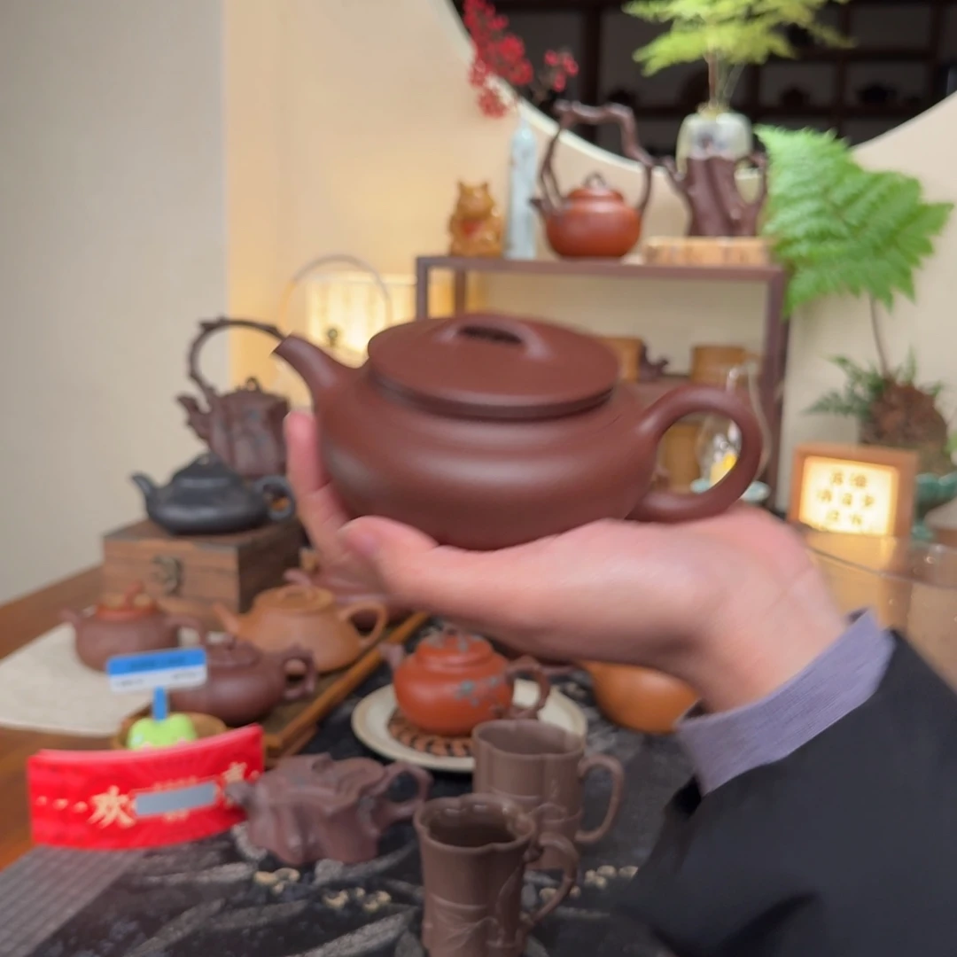 紫泥茶壶未*会员价福利琢玉壶