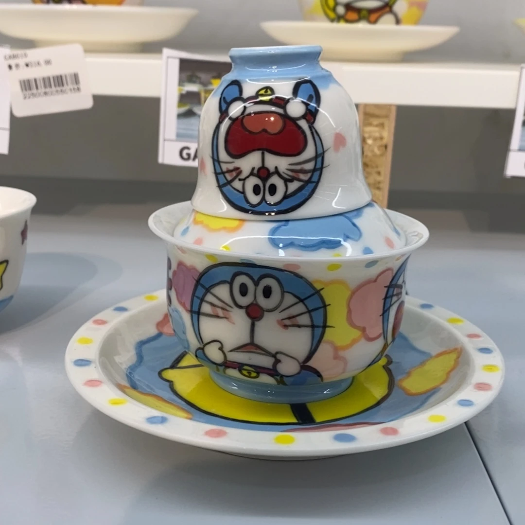 高温釉下彩手绘陶瓷