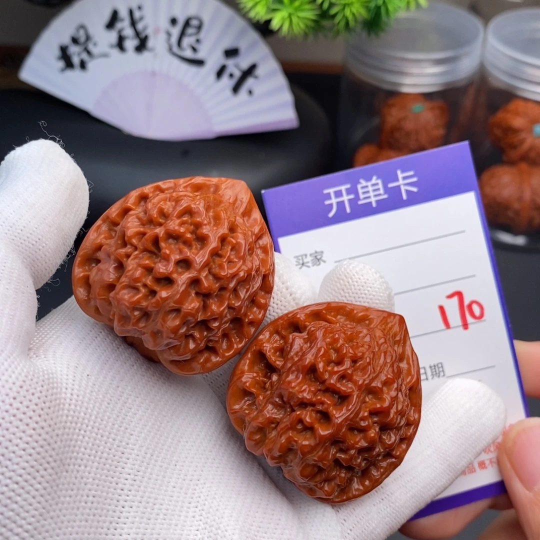 把件文玩核桃40官帽170