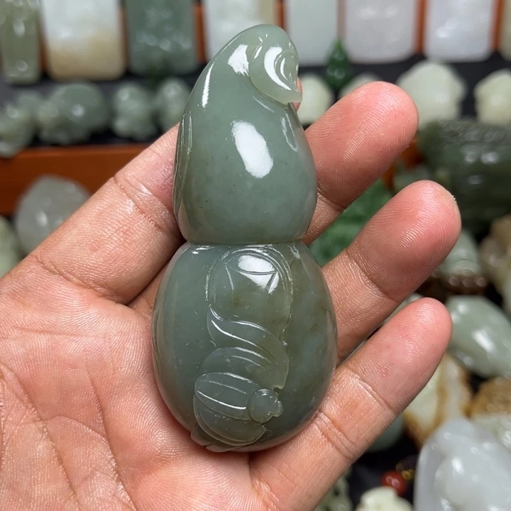 时***美和田玉未镶嵌挂件