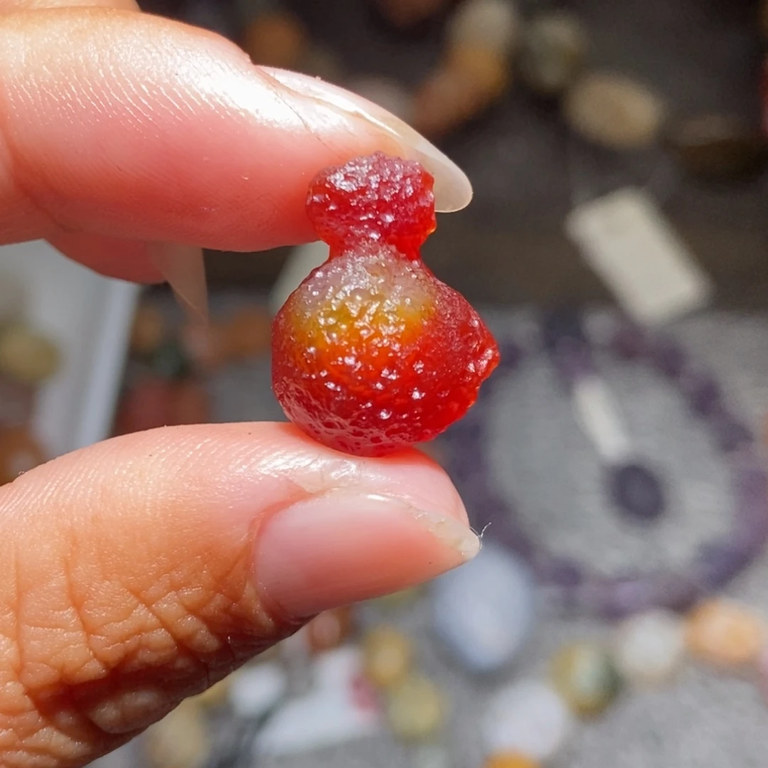 未镶嵌玛瑙/玉髓珠宝半成品
