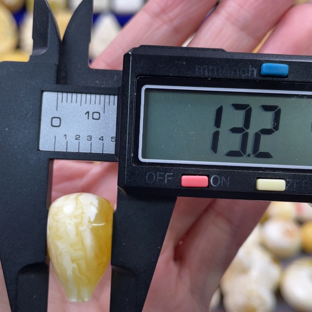 裸石蜜蜡未镶嵌琥珀蜜蜡三通配饰