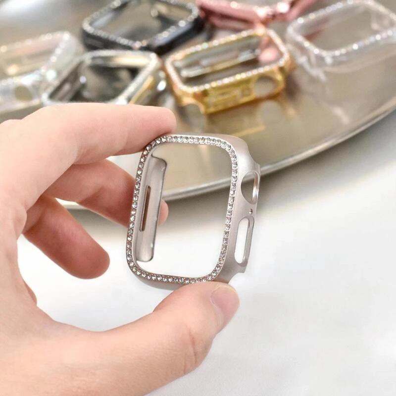 华为fit3保护壳镶钻华为手表ft3手表壳边框带钻女适用watchfit3套