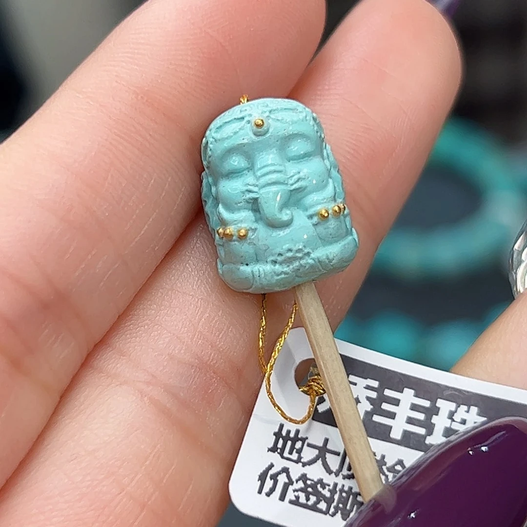 绿松石珠宝奇石未镶嵌