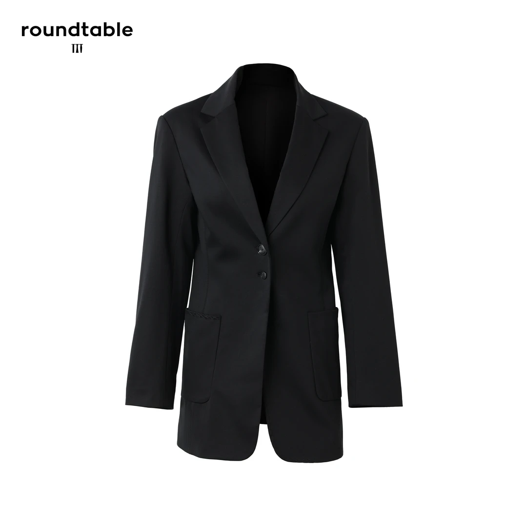 莉小姐Selected【TFS4805791】弹力修身版-简约春季轻奢西装