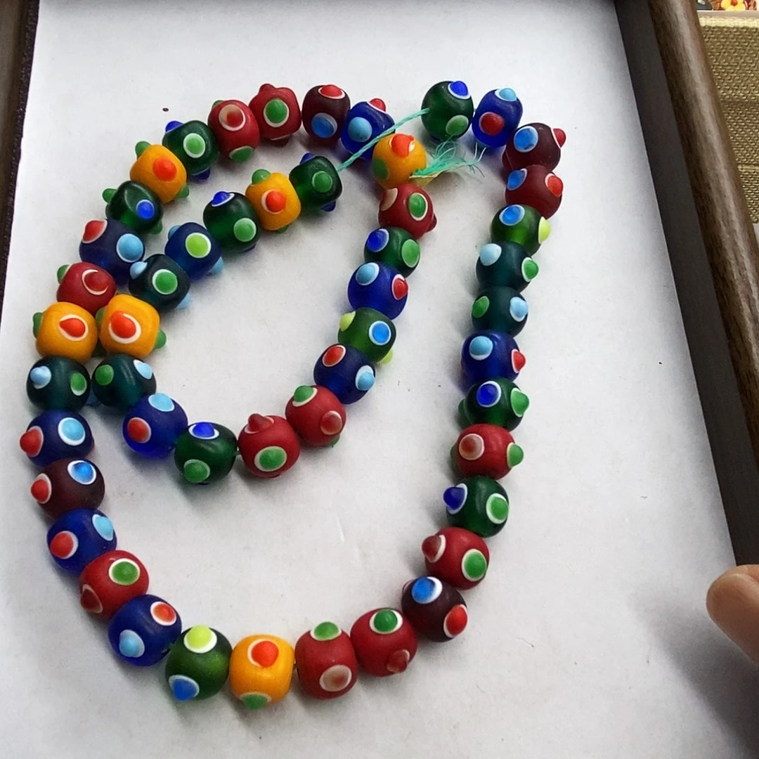 琉璃颈饰方灯蜻蜓眼