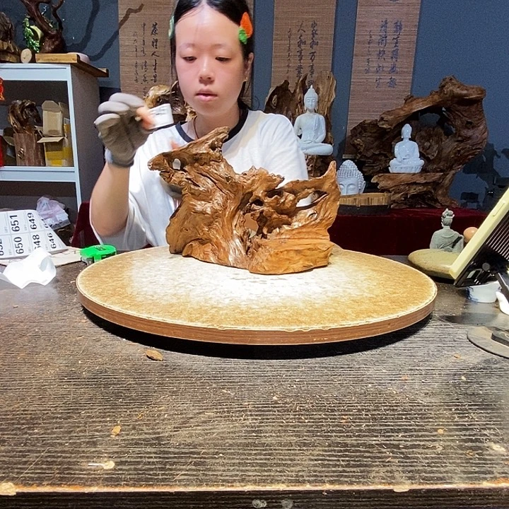 天***石645株木随行的小根艺