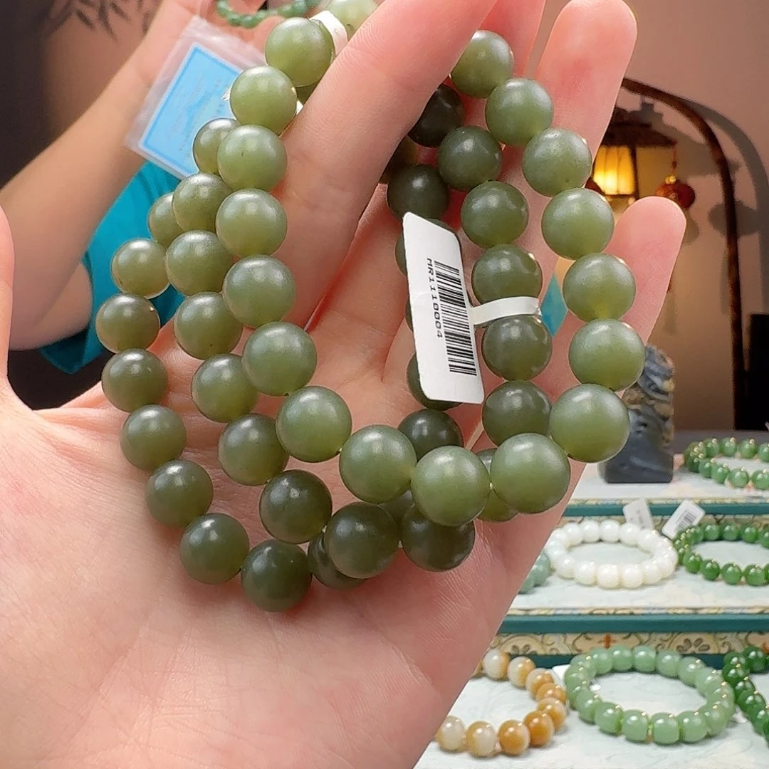 和田玉手串拍一发一多样性发货未镶嵌