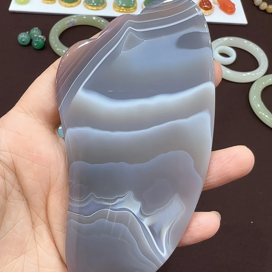 玛瑙/玉髓车挂未镶嵌