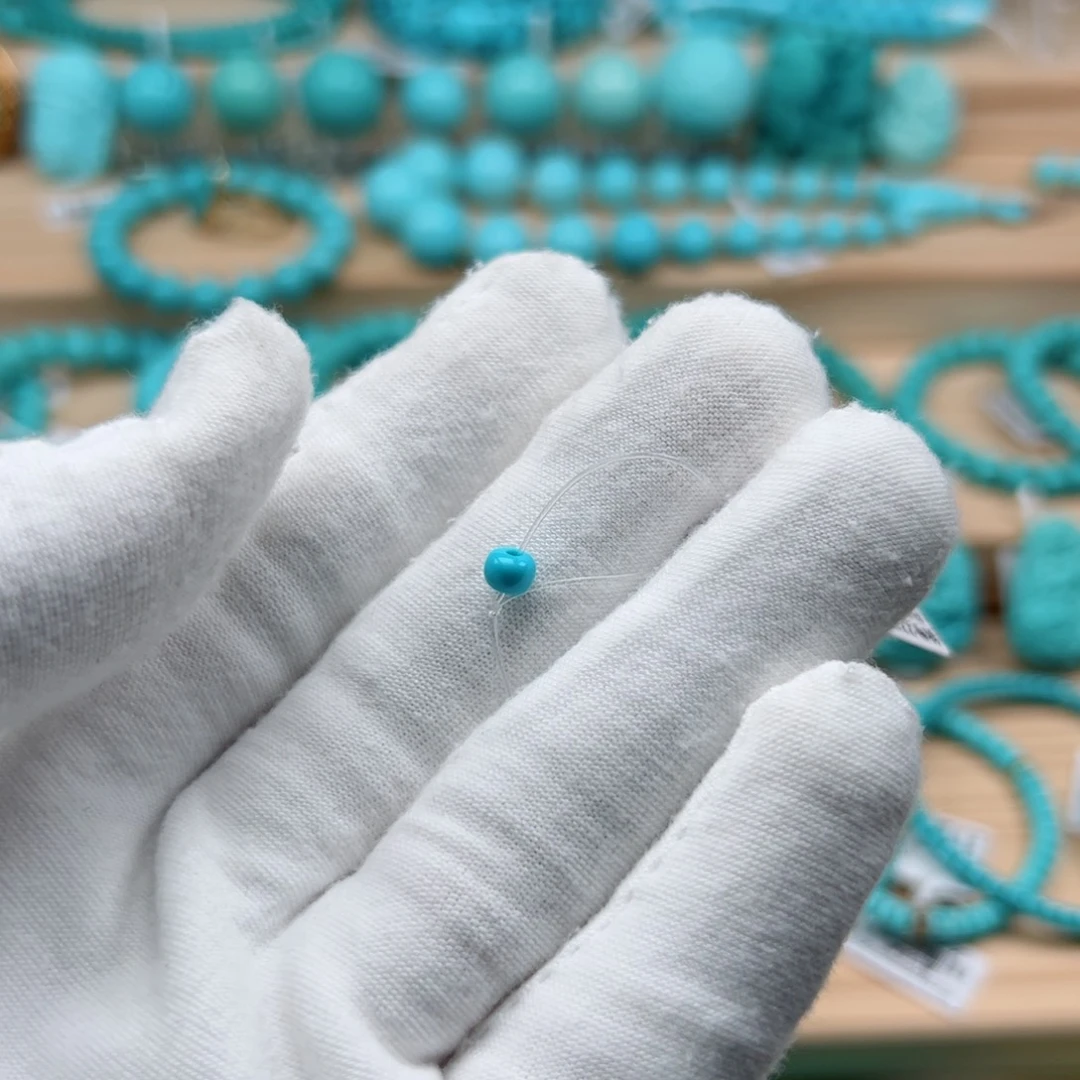 暴***雪未镶嵌绿松石珠宝奇石