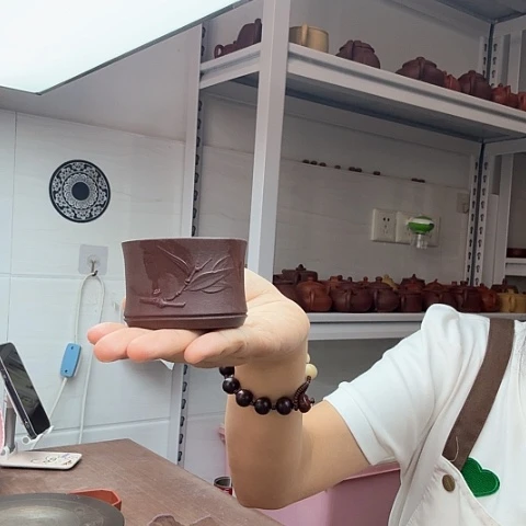 紫泥茶案主人杯主人杯