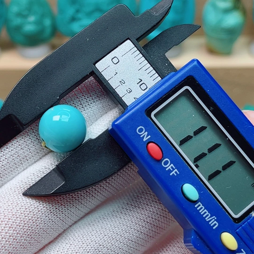 绿松石未镶嵌圆珠