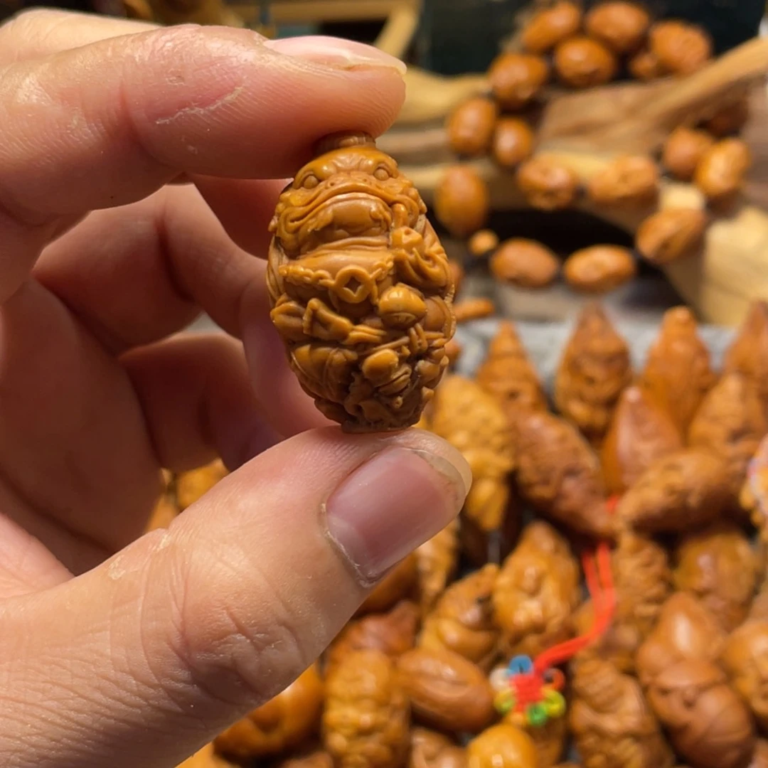 橄榄核手串/手链微瑕蟾仙429