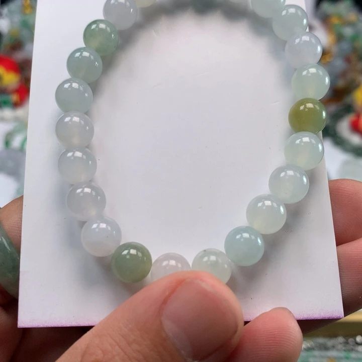 翡翠未镶嵌手链翡翠手串