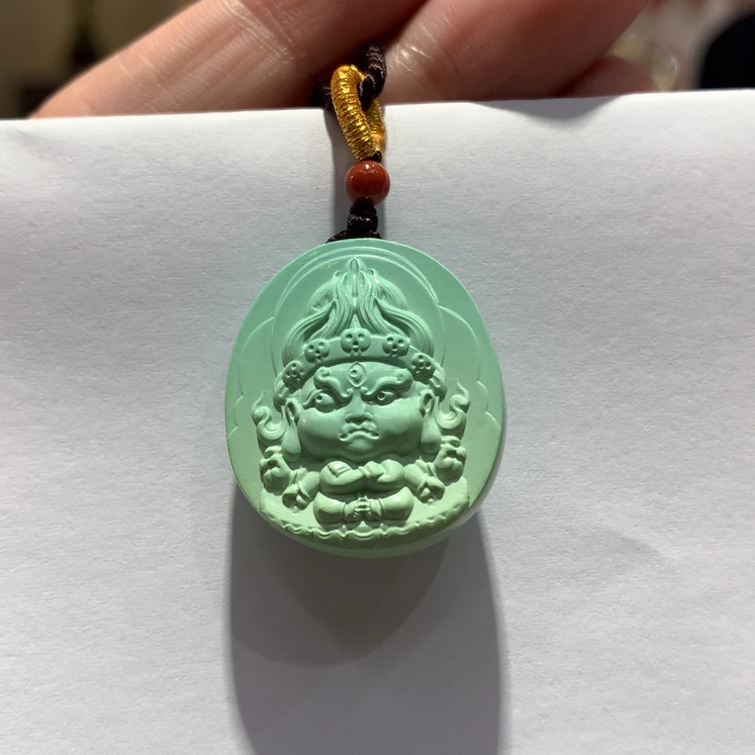 未镶嵌绿松石吊坠