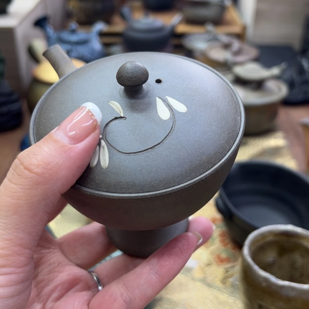 都筑峰常滑烧宝瓶北*