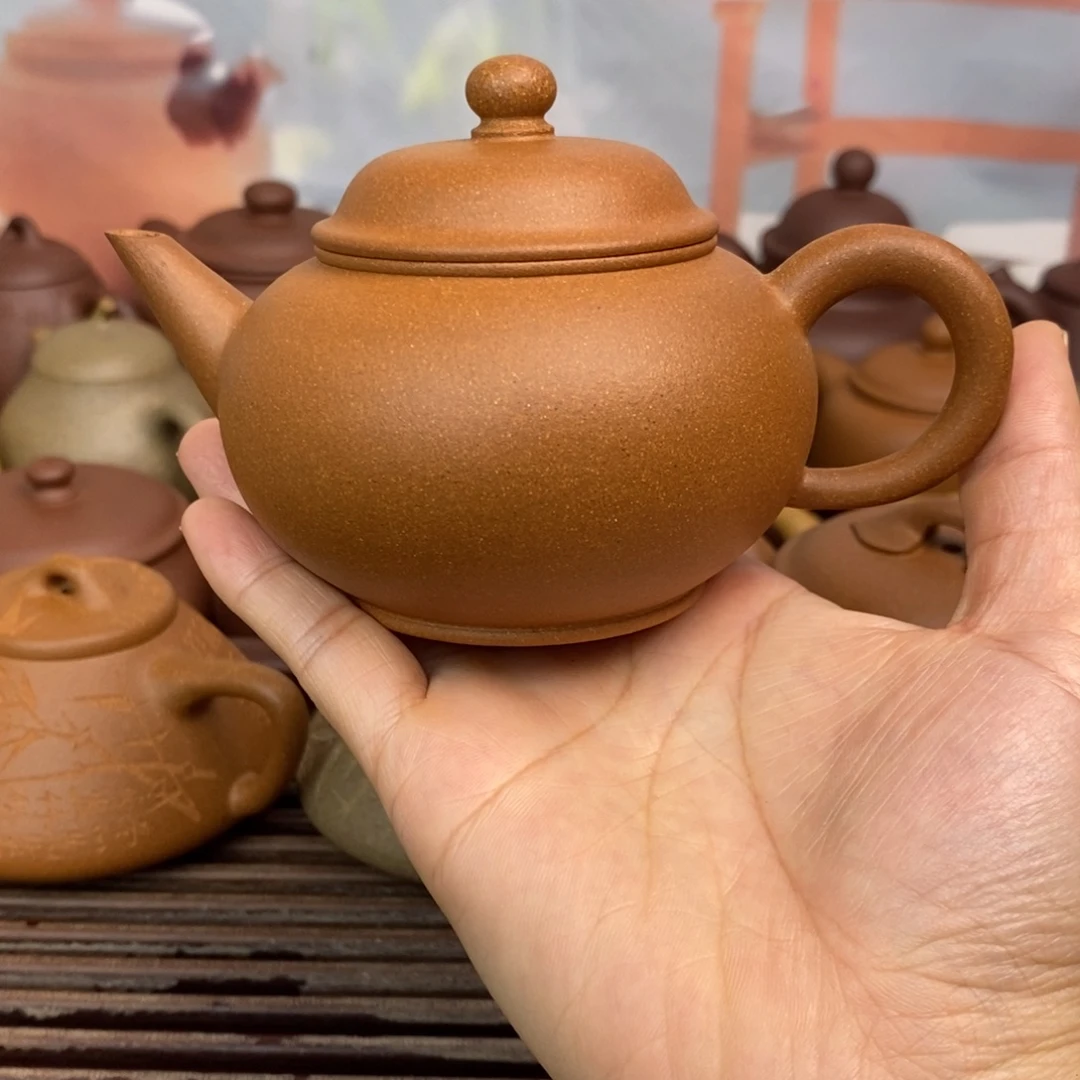 茶壶紫砂150cccc黄降坡水平