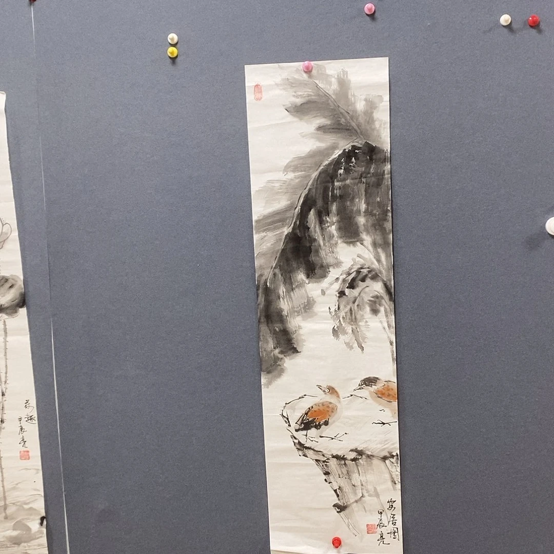 国画30/100刘国亮手绘画芯