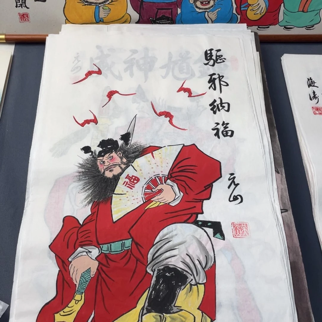 国画纯手绘禅意画作品