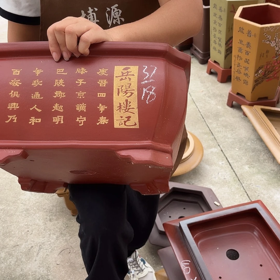 紫砂花盆盆景艺术